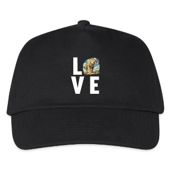 Saber-Toothed Tiger Sabertooth Tiger - Kids’ Baseball Cap - black - Front