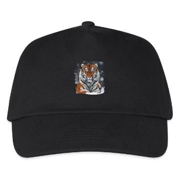 Tigres de Sibérie Tigres de Sibérie - Casquette de baseball Enfant - noir - Devant