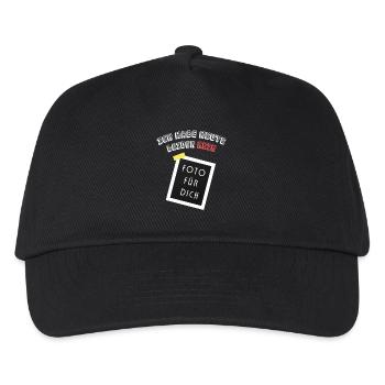 Ich habe heute leider kein Foto für dich - Kinder Basecap - Schwarz - Vorne