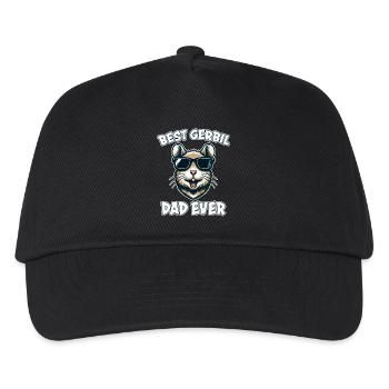Gerbille disant Gerbil papa Drôle Gerbille Cadeau - Casquette de baseball Enfant - noir - Devant