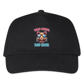 Gerbille disant Gerbil papa Drôle Gerbille Cadeau - Casquette de baseball Enfant - noir - Devant