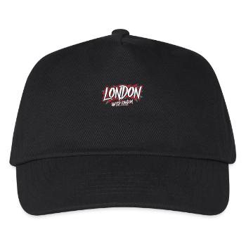 London United Kingdom Souvenir - Kinder Basecap - Schwarz - Vorne
