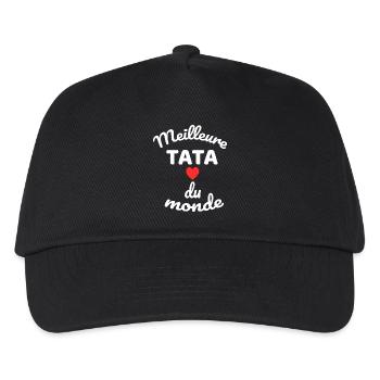 Célébration Tata du Monde en Style Tendance - Casquette de baseball Enfant - noir - Devant