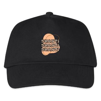 Yogi-Shirt mit Shanti-Motiv - Kinder Basecap - Schwarz - Vorne