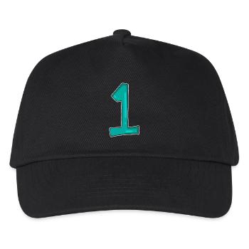 Number 1 Number Winner First Winner - Kids’ Baseball Cap - black - Front