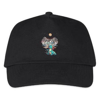 Dragon Dragon Maritime Sailor Sailor Child - Kids’ Baseball Cap - black - Front