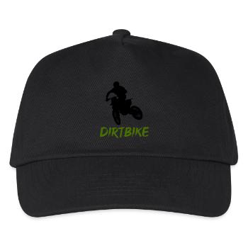 dirt bike - Kids’ Baseball Cap - black - Front