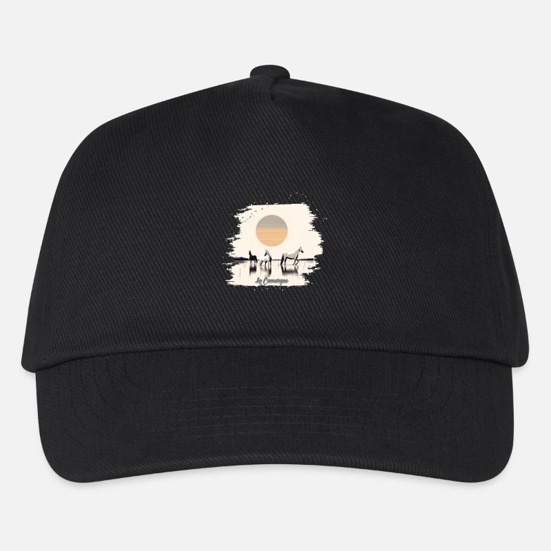 Die Camargue - Kinder Basecap - Schwarz