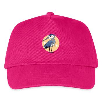 Héron Reiher - Casquette de baseball Enfant - fuchsia - Devant