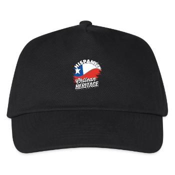 Hispanisch-chilenisches Erbe Pride - Chile Heritage - Kinder Basecap - Schwarz - Vorne