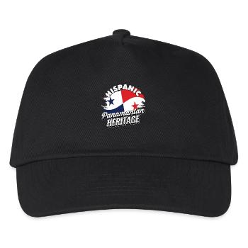 Hispanisches panamaisches Erbe Pride - Panama - Kinder Basecap - Schwarz - Vorne