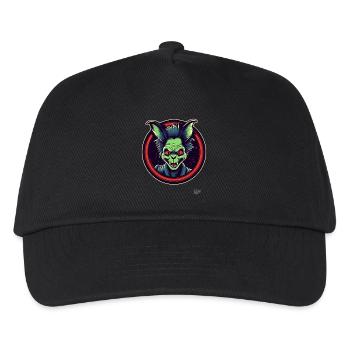Kleiner frecher Kobold - Kinder Basecap - Schwarz - Vorne