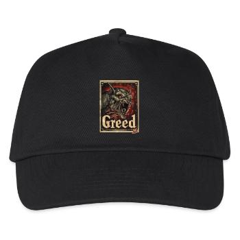 Créature infernale – Monstre de cupidité - Casquette de baseball Enfant - noir - Devant