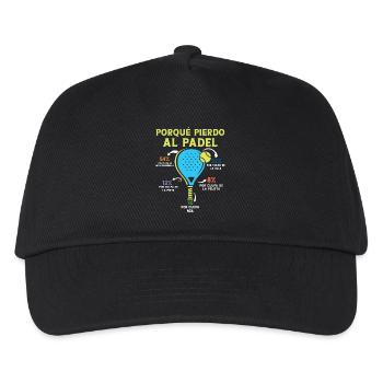 Why I Lose Padel Sportsman Sportsmen - Kids’ Baseball Cap - black - Front