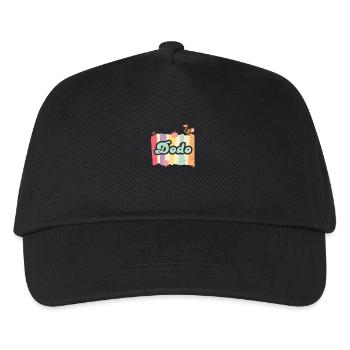 playful dodo - Kids’ Baseball Cap - black - Front