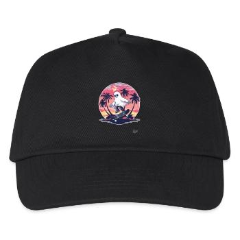 Skateboard V fantômes - Casquette de baseball Enfant - noir - Devant