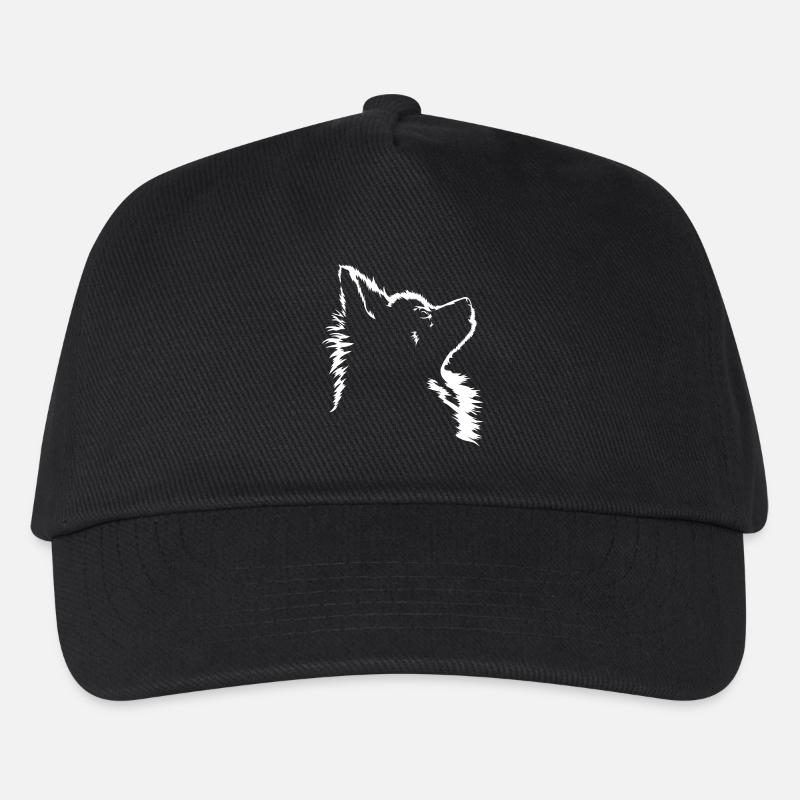 Pomeranian Hund Hunde Zwergspitz Wilsigns - Kinder Basecap - Schwarz