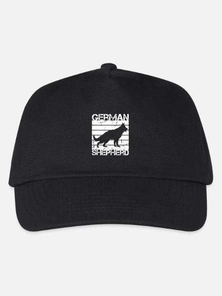 German Shepherd - Kids’ Baseball Cap - black