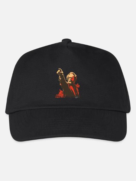 Propaganda-Stil: Marx, Ich hab's euch gesagt - Kinder Basecap - Schwarz