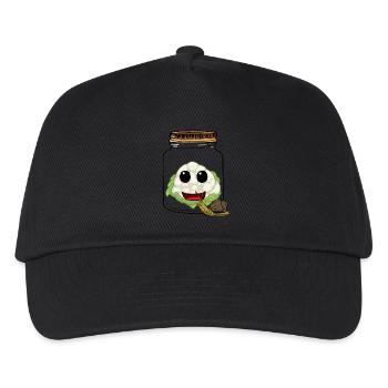 Cabbage Cauliflower Mason Jar Gardening Garden Vegetables - Kids’ Baseball Cap - black - Front