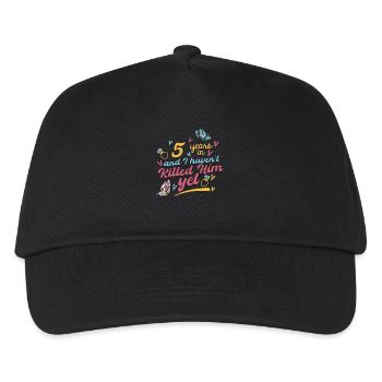 Nach 5 Jahren habe ich ihn noch nicht getötet - Kinder Basecap - Schwarz - Vorne