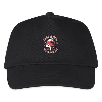 Juste une fille qui aime la salsa danser Salsa Danse Lat - Casquette de baseball Enfant - noir - Devant