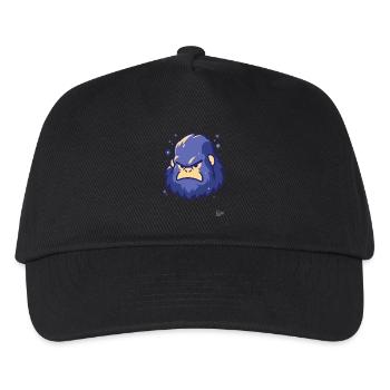Der coole, blaue Yeti-Sasquatch - Kinder Basecap - Schwarz - Vorne
