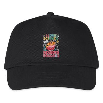 Bearded Dragon Science Student Bearded Dragon Gift - Kids’ Baseball Cap - black - Front