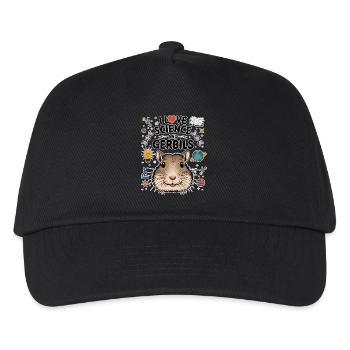 Gerbil Science Student Fun Gerbil Gift - Casquette de baseball Enfant - noir - Devant