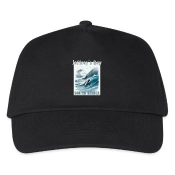 Jeffrey's Bay Surfing Abenteuer Jeffreys Bay - Kinder Basecap - Schwarz - Vorne
