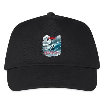 Oahu Hawaii Surfen Welle Oahu Hawaii Surfing Wave - Kids’ Baseball Cap - black - Front