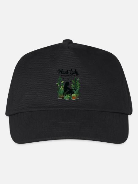 PFLANZEN-DAME - Kinder Basecap - Schwarz