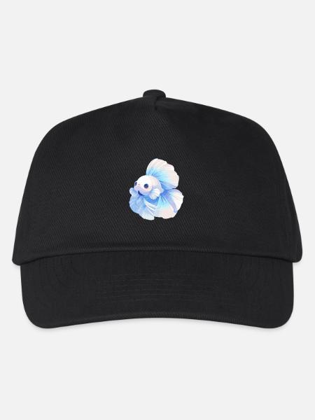 Bettas Betta Fisch Betta - Kinder Basecap - Schwarz