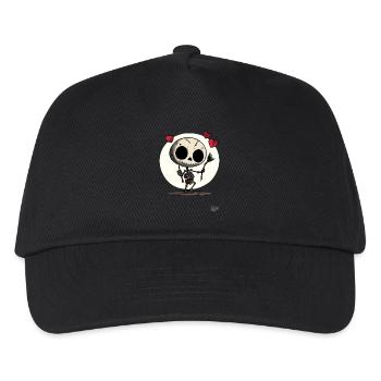 Poupée vaudou squelette avec des cœurs et de l’amour - Casquette de baseball Enfant - noir - Devant