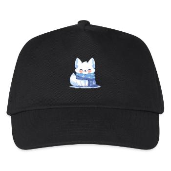 Arctic Fox Polarfüchse Polarfuchs - Kids’ Baseball Cap - black - Front