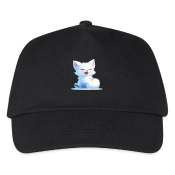 Arctic Fox Polarfüchse Polarfuchs - Kids’ Baseball Cap - black - Front