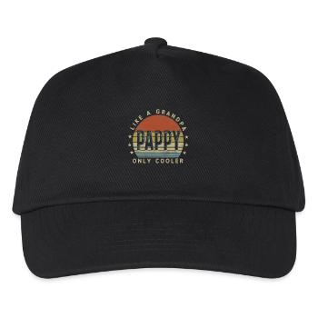 Pappy Like a Grandpa Only Cooler Pappy Vintage - Kids’ Baseball Cap - black - Front