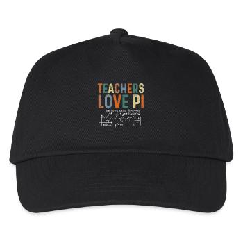 Funny Pi Day Math Teacher Shirts 3.14 Pi Symbol - Kinder Basecap - Schwarz - Vorne
