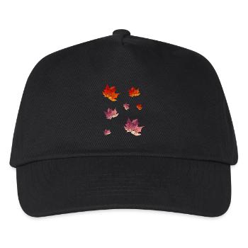 Absolute highlight: autumn leaves - Kids’ Baseball Cap - black - Front