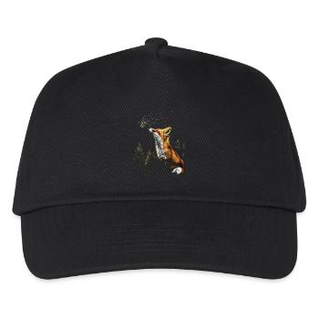 Funny Fox Fox Art Animal Nature Wildlife Animals - Kids’ Baseball Cap - black - Front
