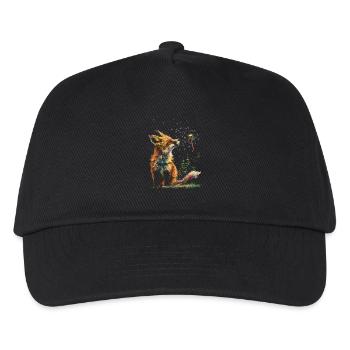 Drôle Renard Renard Art Animal Nature Animaux Animaux Sauvages - Casquette de baseball Enfant - noir - Devant