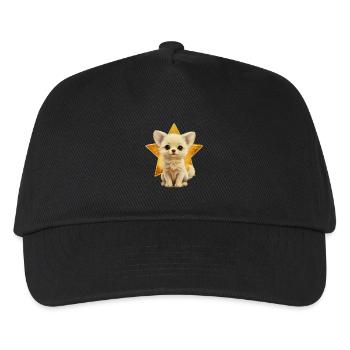 Adorable Puppy with Starry Eyes Adorable - Kids’ Baseball Cap - black - Front
