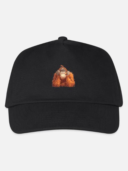 Orangutans Orangutan - Kinder Basecap - Schwarz