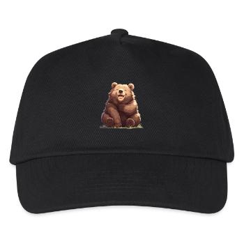 Ours Bären Bär - Casquette de baseball Enfant - noir - Devant
