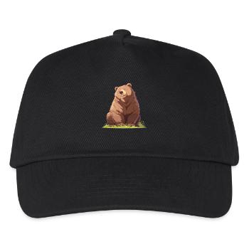 Ours Bären Bär - Casquette de baseball Enfant - noir - Devant