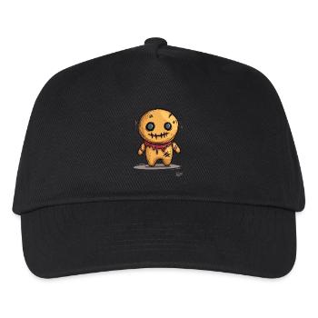 Voodoo Doll Gingerbread Man - Kids’ Baseball Cap - black - Front