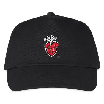 Anatomie Cœur - Casquette de baseball Enfant - noir - Devant