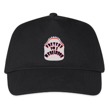 Pretend I'm a Megalodon – Shark Costume - Kids’ Baseball Cap - black - Front