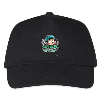 Écolier - Les devoirs sont stupides - Casquette de baseball Enfant - noir - Devant