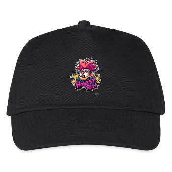 Bande dessinée graffiti : le rebelle drôle et honnête - Casquette de baseball Enfant - noir - Devant